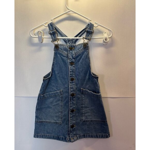 Little & Co by Lauren Conrad Denim Jean Jumper (size‎ 6 girls) 90s / 00s Style - Picture 1 of 6